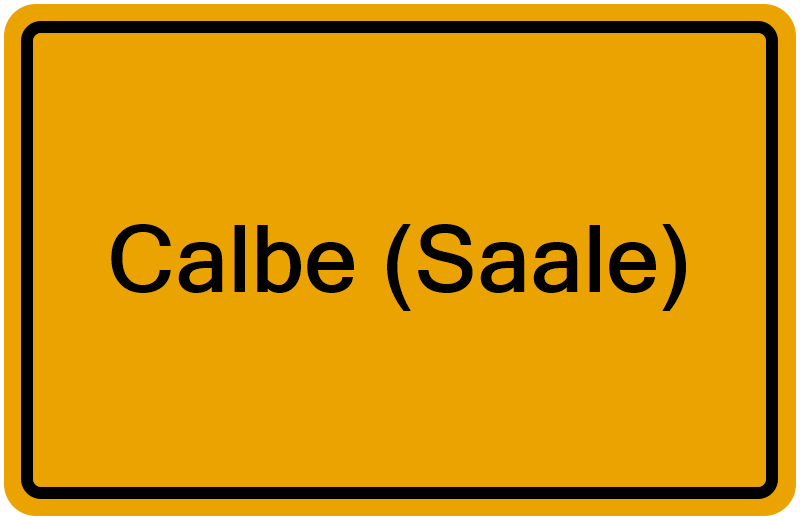 Handelsregister Calbe (Saale)